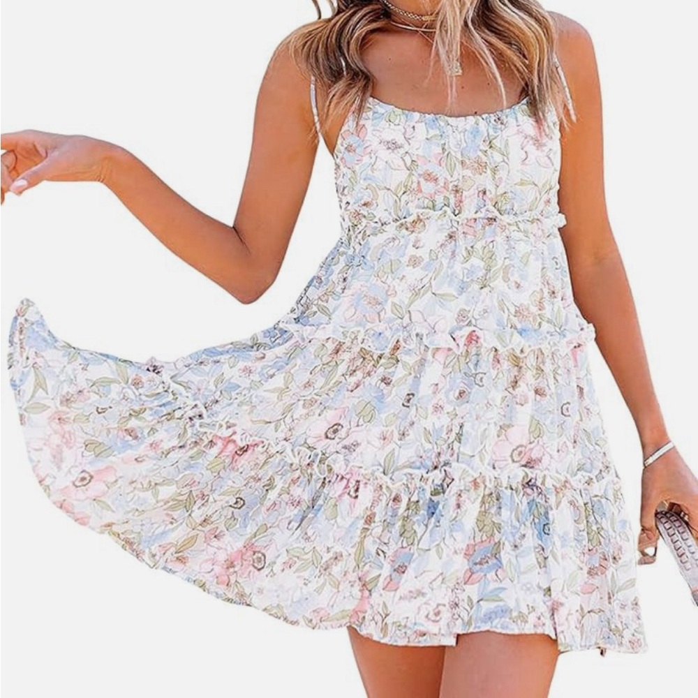 skylar+madison Floral Tiered Summer Dress